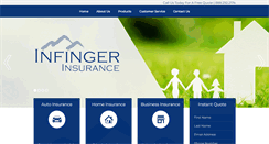Desktop Screenshot of infingerinsurance.com